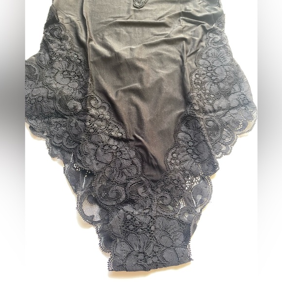 We are HAH/Free People Back Off Bodysuit Noir Size S - Picture 10 of 16